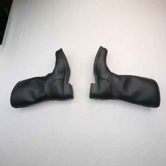 Men’s Oxford Cruiser Black Leather Motorcycle Boots Sz 43 US 9 - Picture 9 of 14